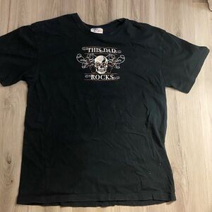 "THIS DAD ROCKS" shirt